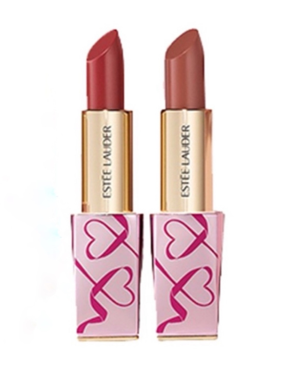 Estée Lauder Pink Perfection Lipstick Limited Edition 2 piece Set Magnetic Cases